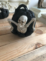 Totensch&auml;del mit Figur mit LED Skull Gothic...