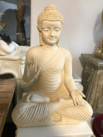 Buddha Figur Gro&szlig; Feng Shui Statue Budda H 45 cm Figur Garten Deko Wetterfest
