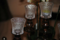 Kerzenglas Glasaufsatz Klar KR&Ouml;MER Teelicht...