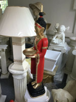 Buddha GRO&szlig;  74 cm Rot FENG SHUI STATUE  Budda Figur Garten Deko