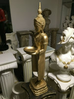 Buddha Gro&szlig; 74 cm  Gold  Designe Feng Shui Statue...