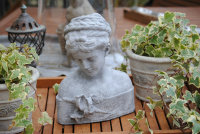 Sch&ouml;ne Dame B&uuml;ste Frau Figur Skulptur Garten...