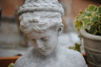 Sch&ouml;ne Dame B&uuml;ste Frau Figur Skulptur Garten...