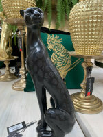 Leopard Colmore Skulptur Figur H&ouml;he 43 cm weiblich...