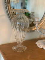 Kr&ouml;mer Vase Glas Fein Edel H30 cm Blumenvase Dekoration