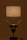 Trend edel Tischlampe Lampe B&uuml;ffel H62 cm Schwarz Designe